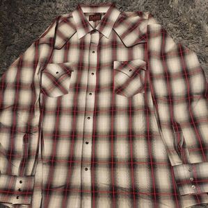 Mens Plains Western Shirt - Size XL